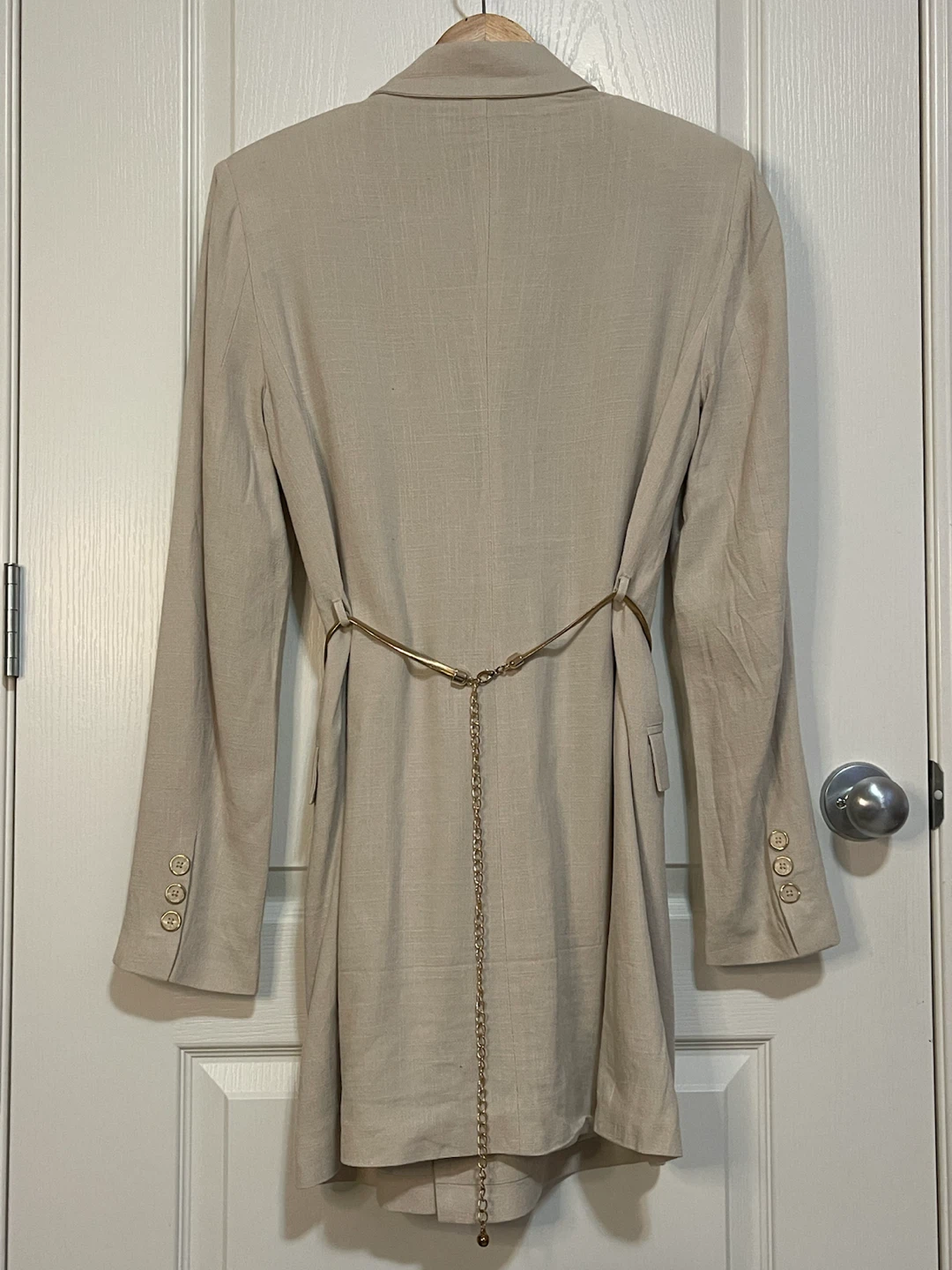 Beige Blazer Dress - photo 2