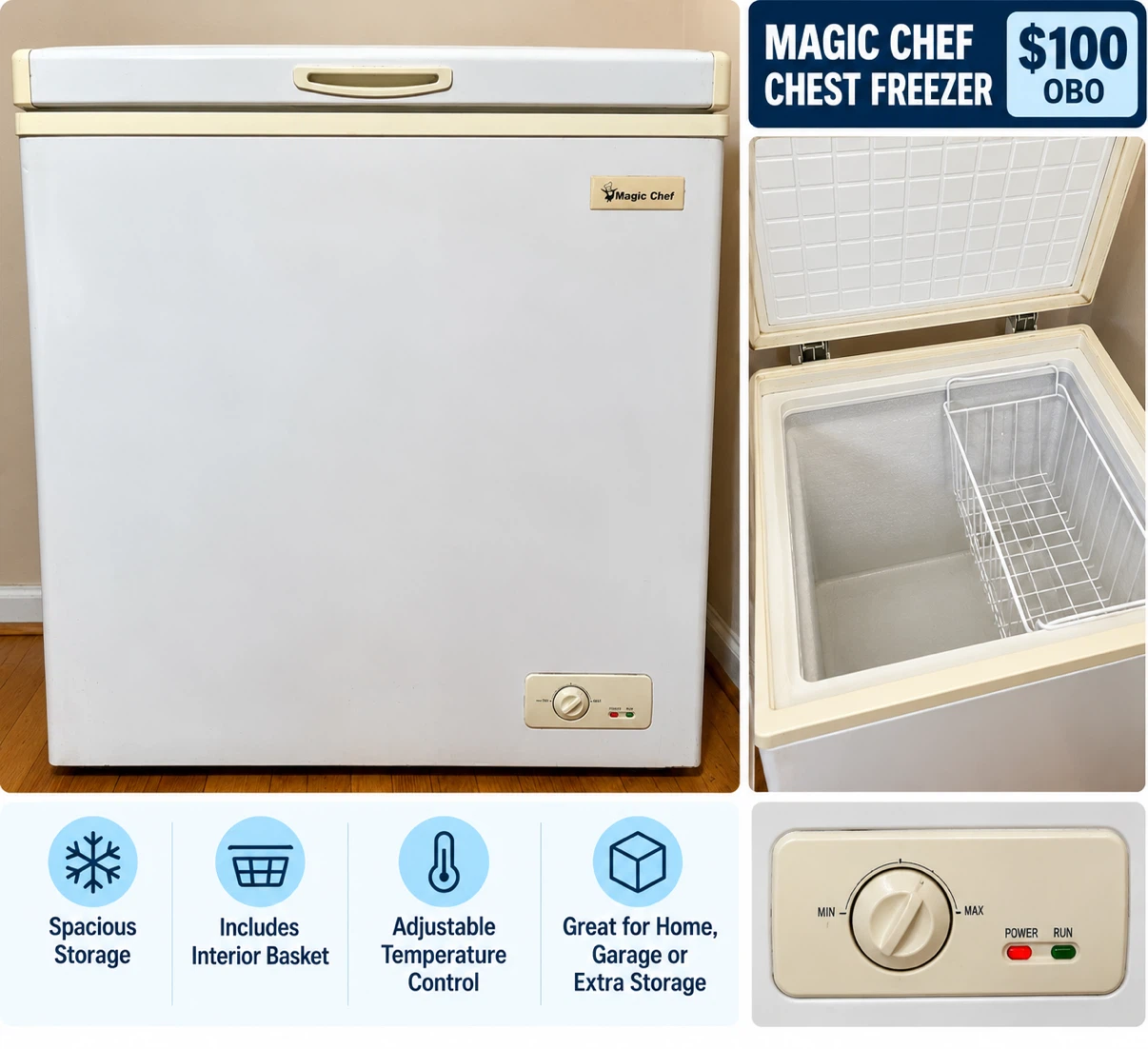 Magic Chef Chest Freezer
