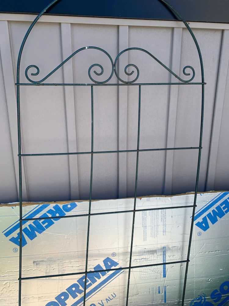 Green Metal Garden Trellis
