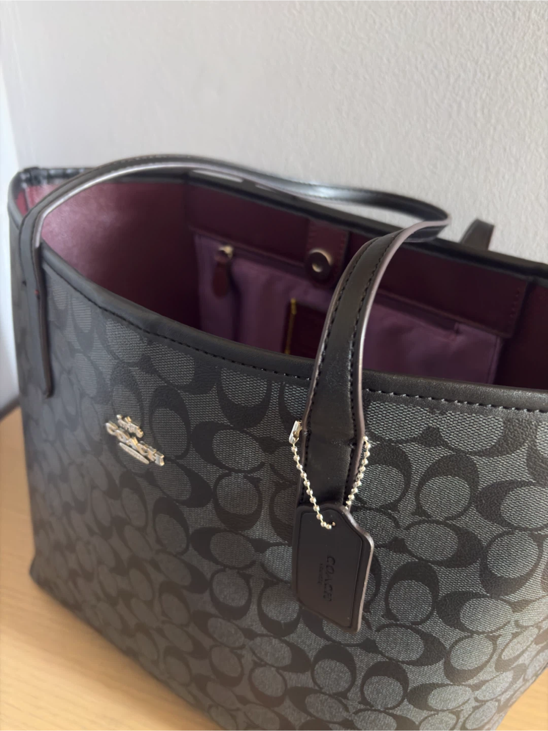 Coach city tote bag - photo 4