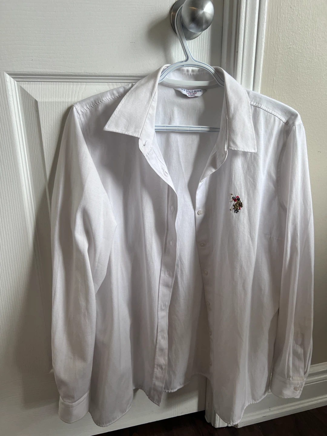 U.S. Polo Assn. White Button-Down Shirt