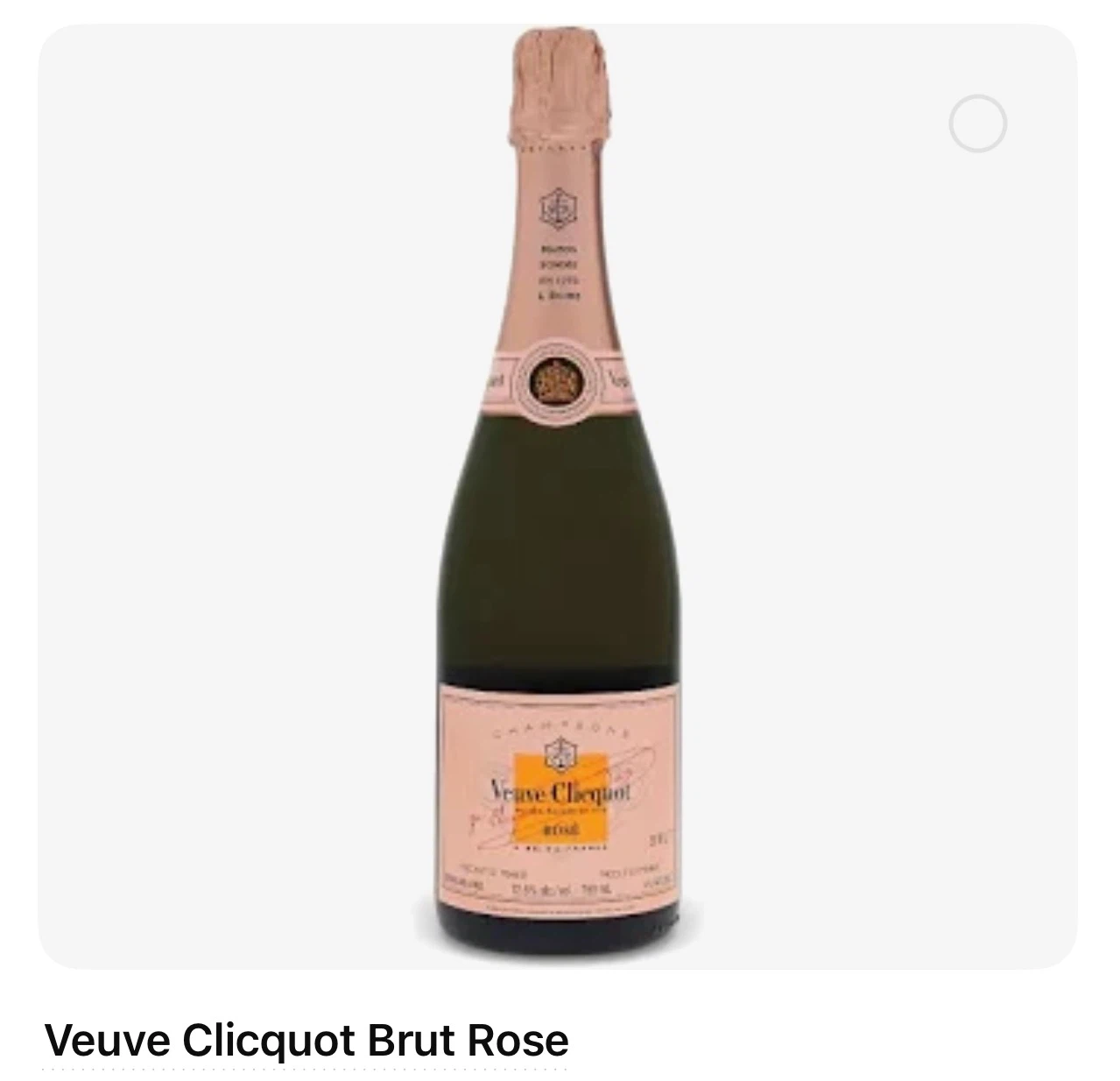 Veuve Clicquot Brut Rosé Champagne Gift Basket