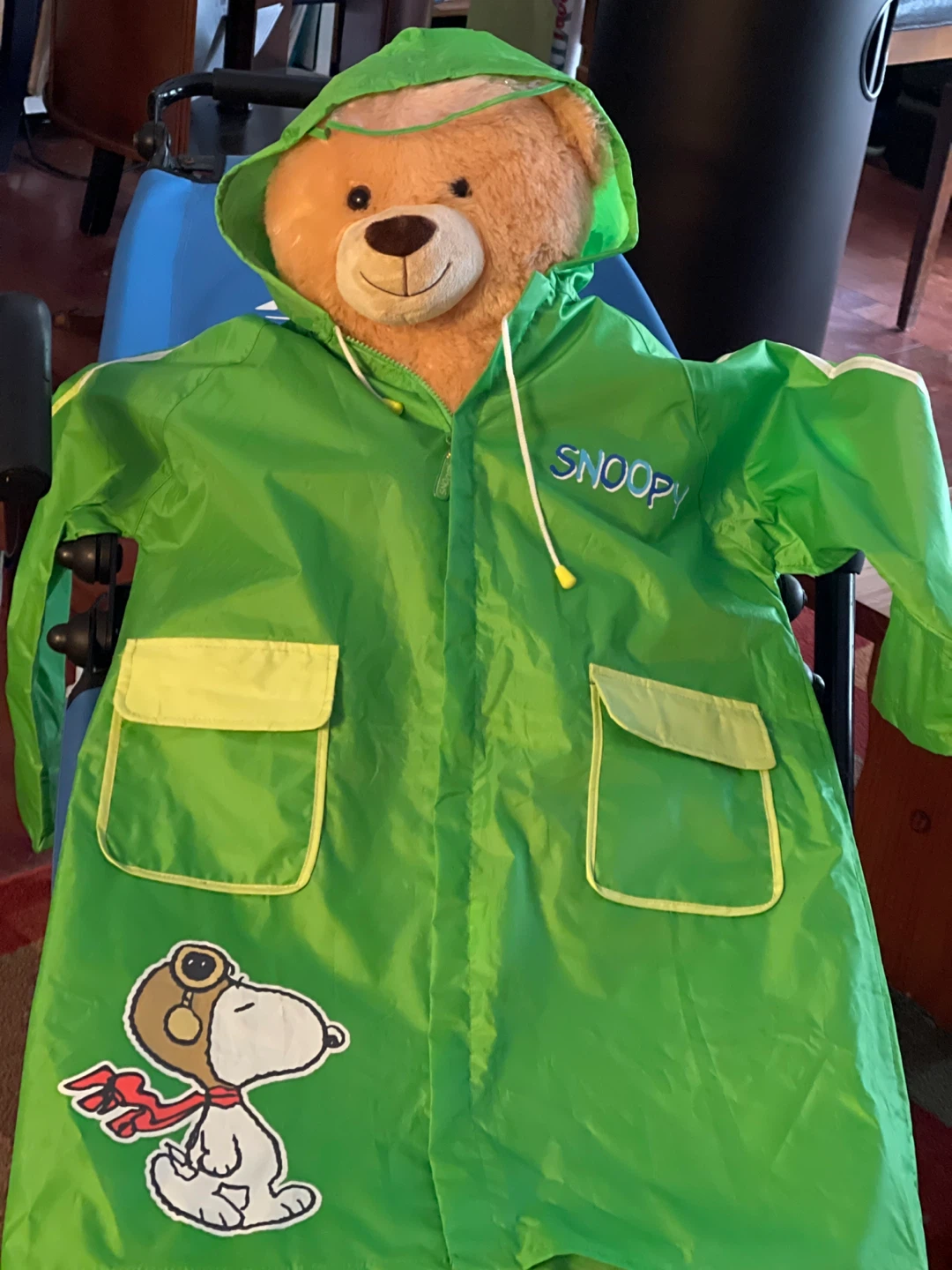 Snoopy Green Raincoat