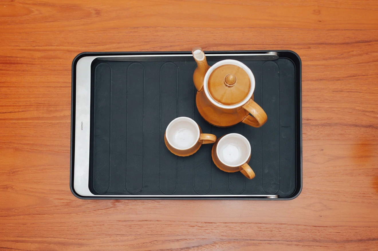 Stelton Danish Serving Tray with Folding Handle - photo 3