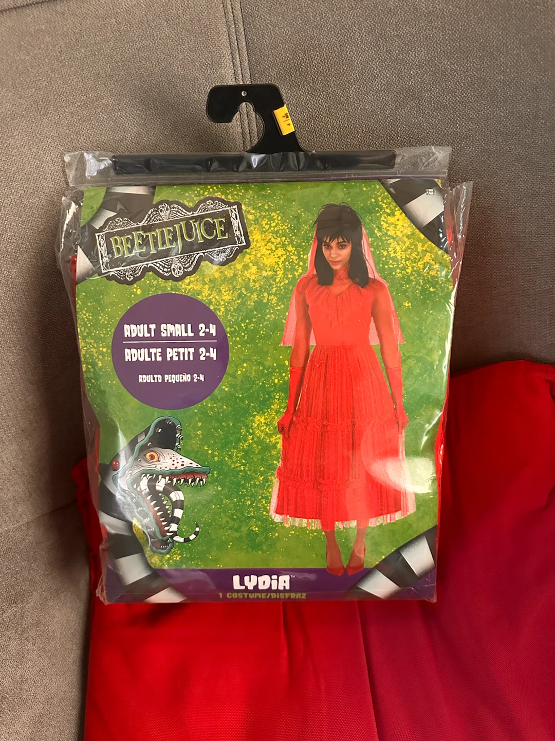 Beetlejuice Lydia Red Wedding Dress Costume