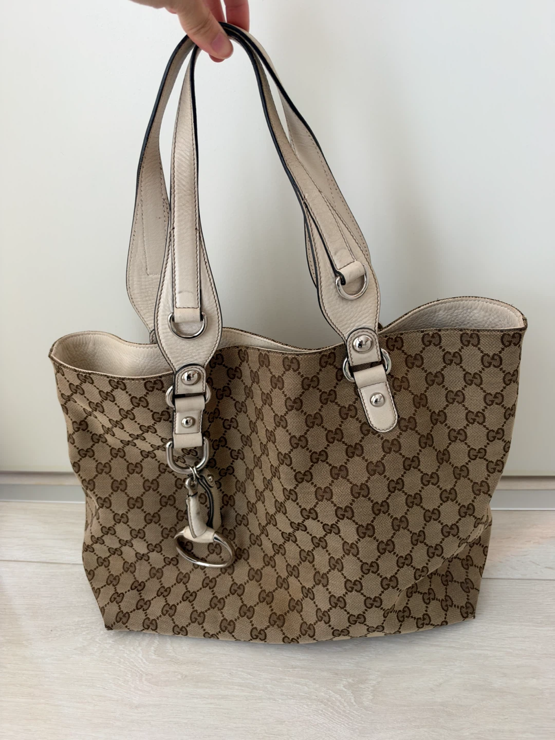 Gucci GG Canvas Icon Bit Tote Bag