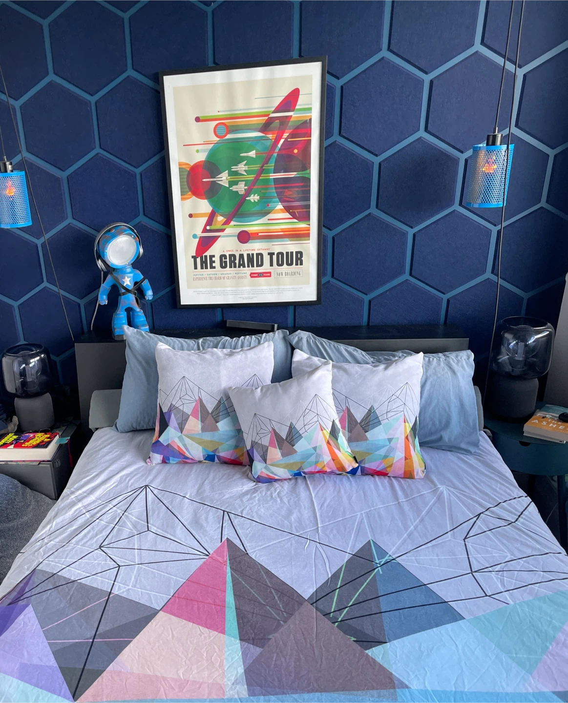 Geometric Duvet and Throw Pillow Covers - photo 2