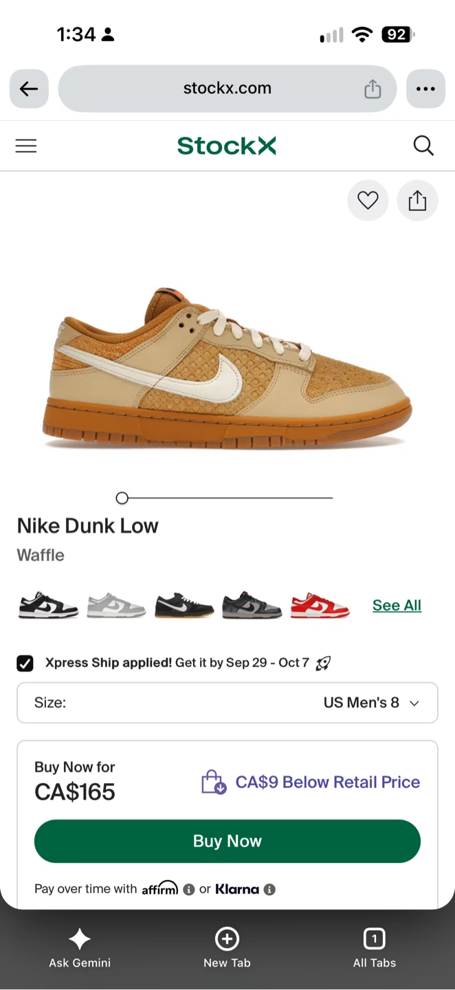 Nike Dunk Low Retro Waffle
