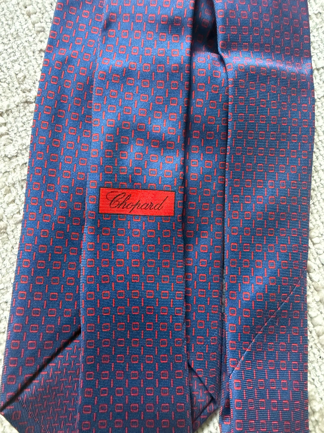 Chopard 100% Silk Neck tie made in Italy