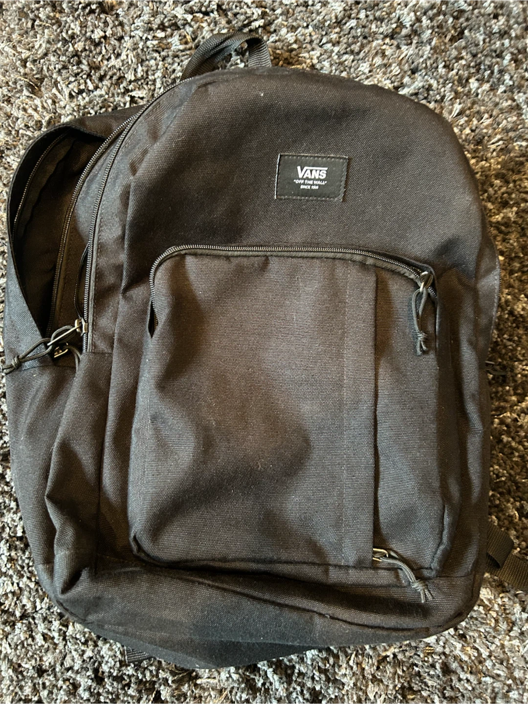 Vans Off The Wall Black Backpack