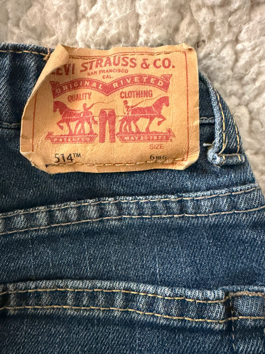 Levi's 514 Straight Jeans Size 6 Regular - photo 3