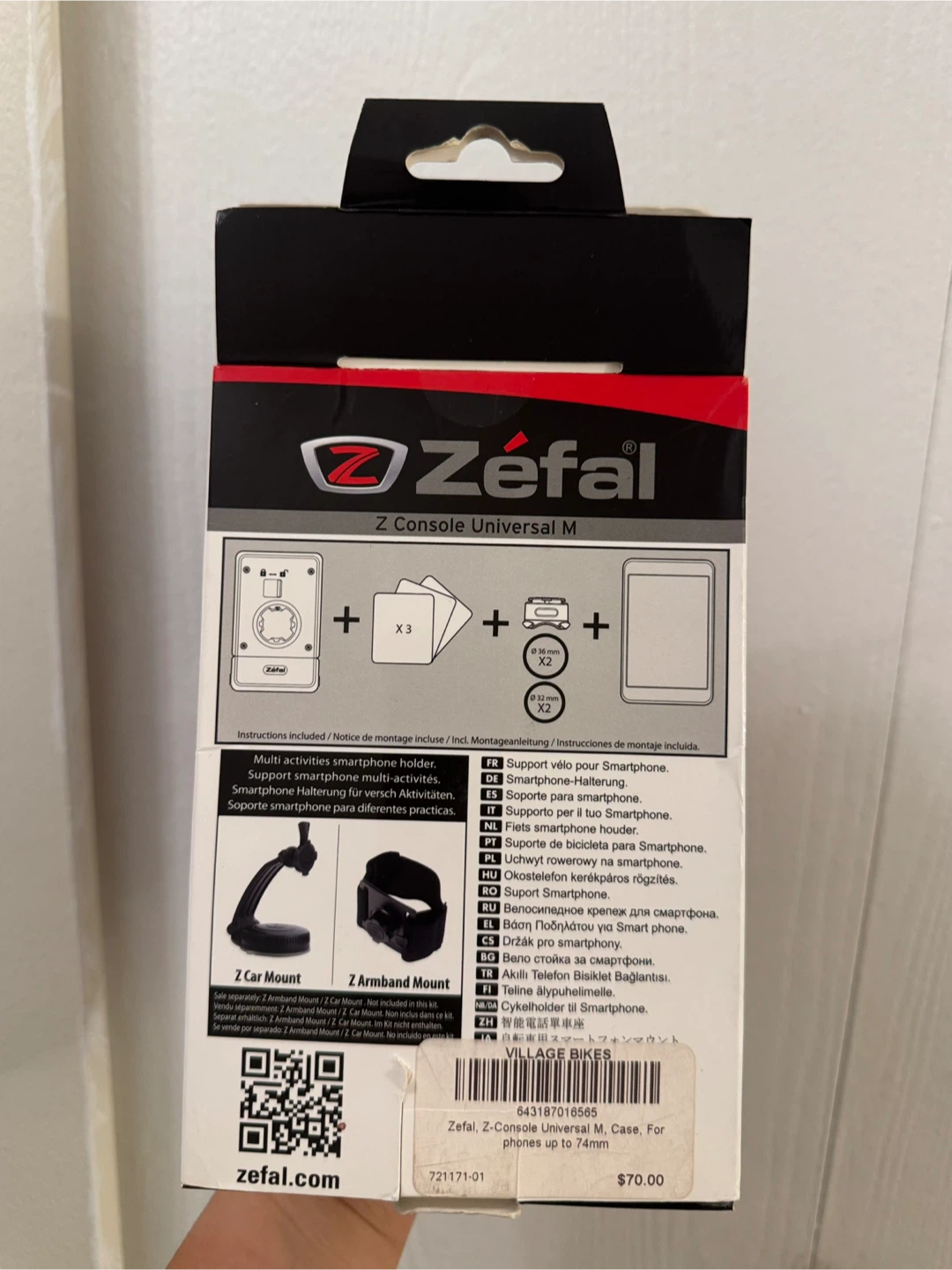 Zefal Z Console Universal M Smartphone Bike Mount - photo 2