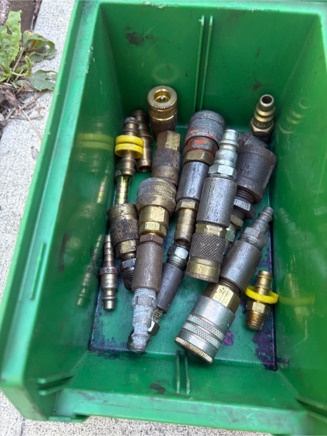 Assorted Pneumatic Air Hose Fittings