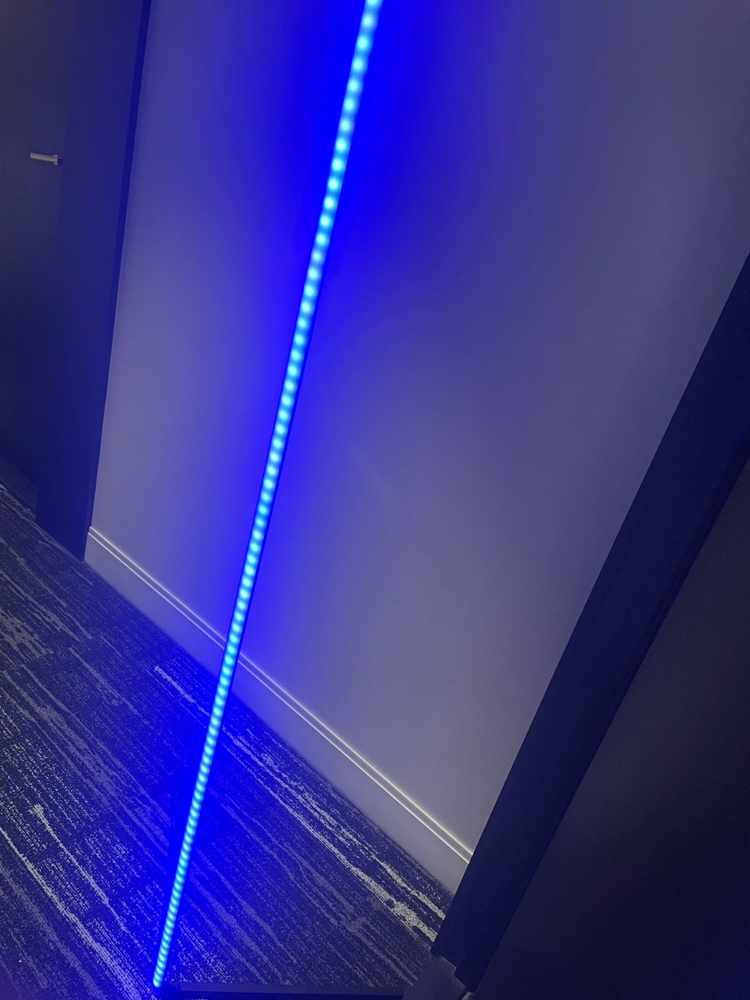 Free blue light and buy RGB LED Corner Floor Lamp - photo 2