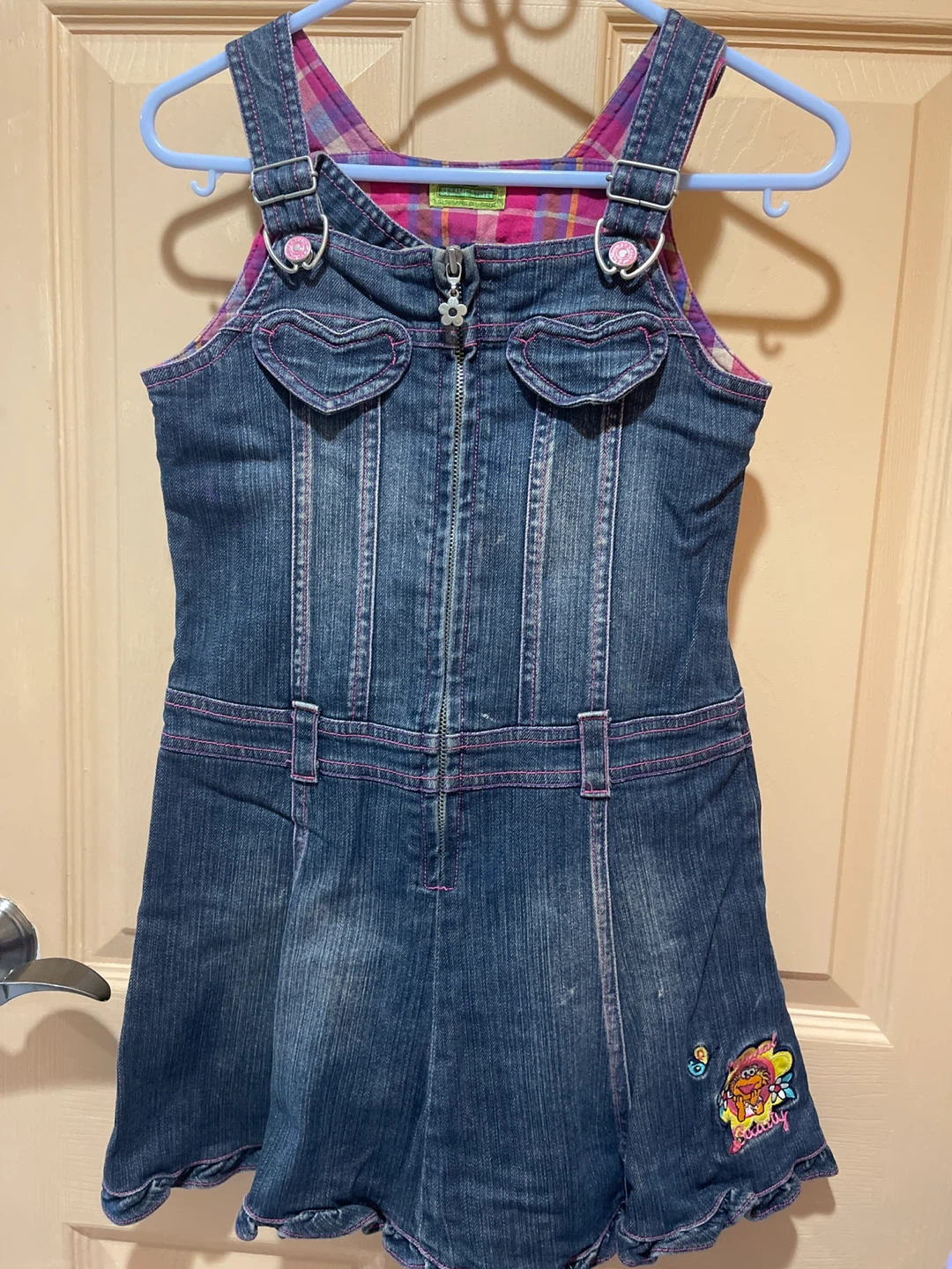 Sesame Street Denim Overall Dress