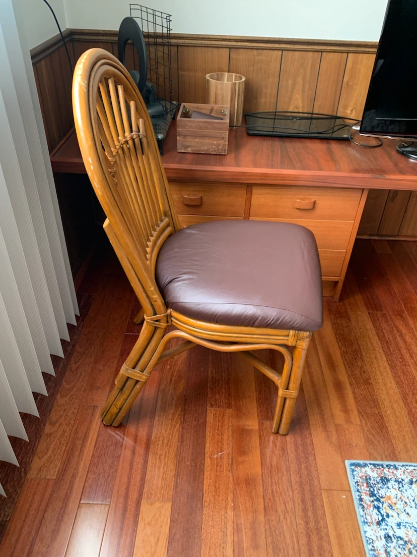 Vintage Rattan Dining Chair