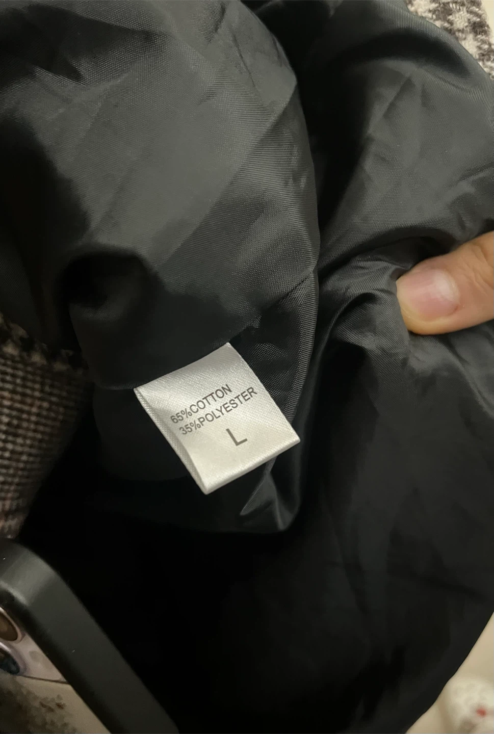Women Black & White Plaid Double Breasted Trench Coat. - photo 4