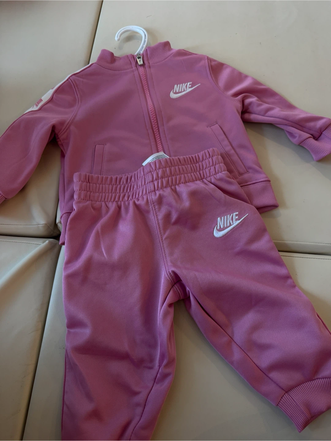 Pink Nike Tracksuit Set - Size 12M