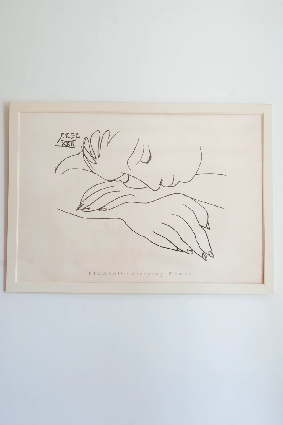 Large Framed Picasso Sleeping Woman Print | 40” × 31” - photo 4