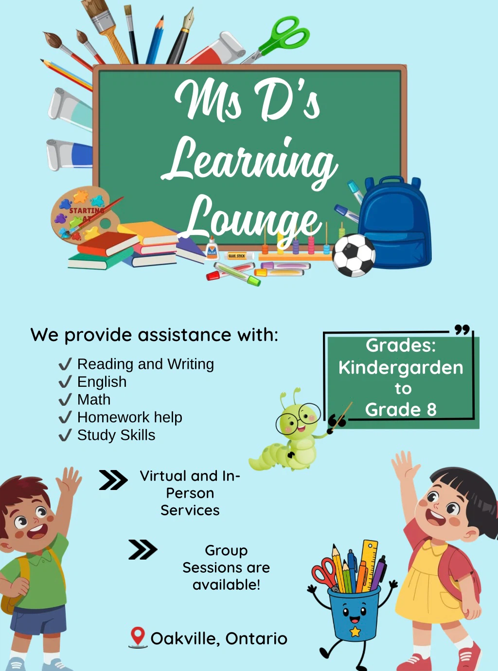 Ms D's Learning Lounge Tutoring Services