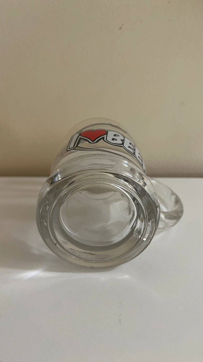 I Love Beer Glass Mug - photo 2