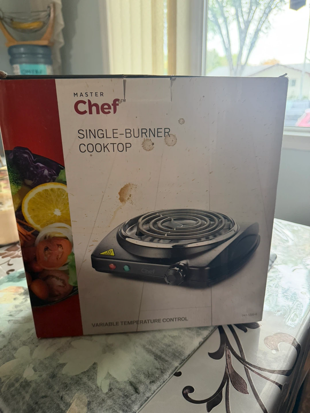 Master Chef Single-Burner Cooktop