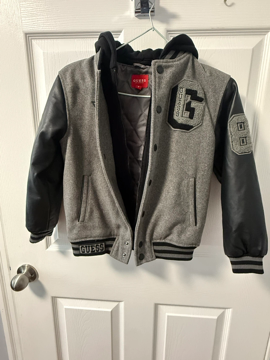 Guess Varsity Jacket Size 8 - photo 2