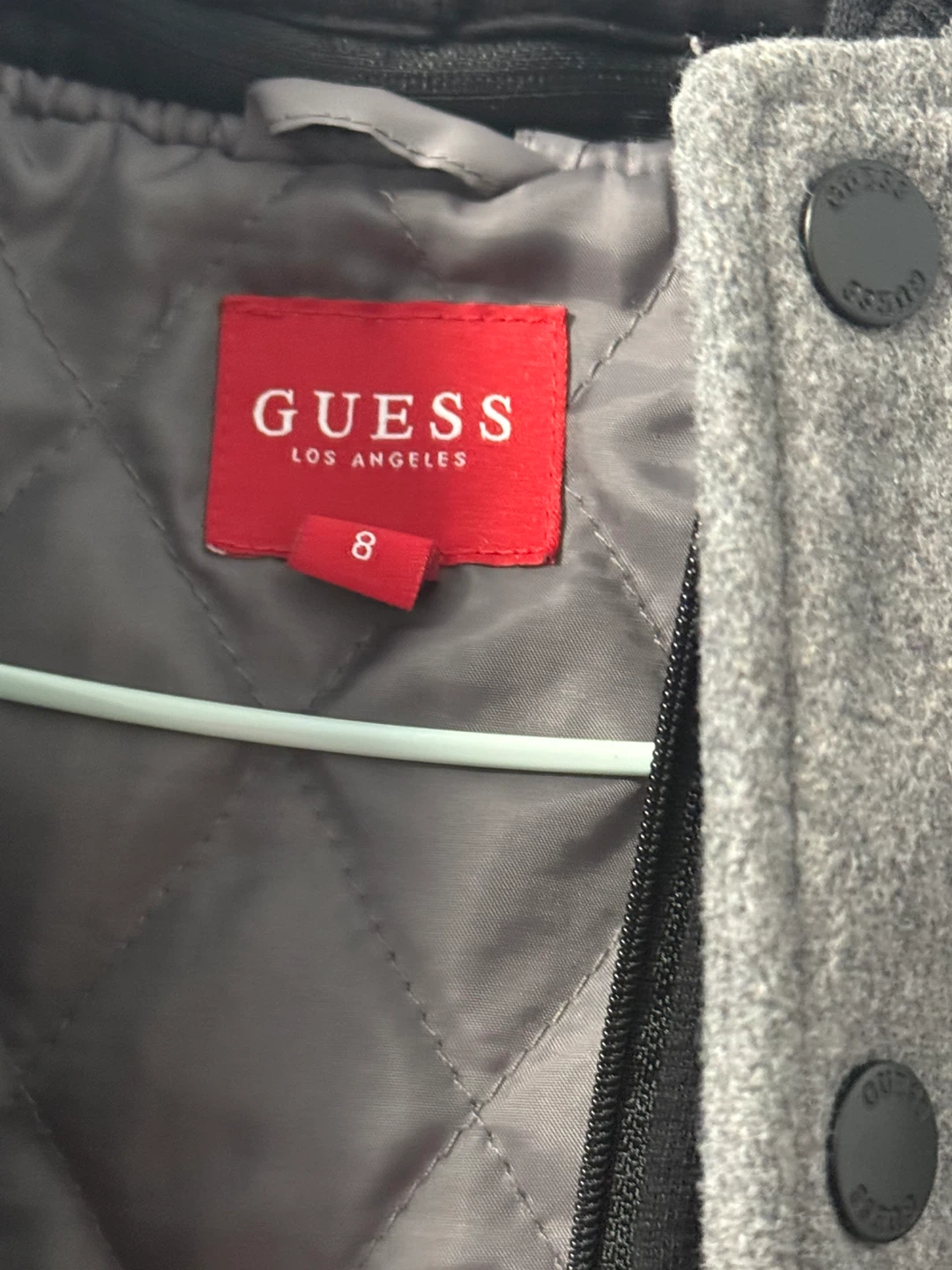 Guess Varsity Jacket Size 8 - photo 3