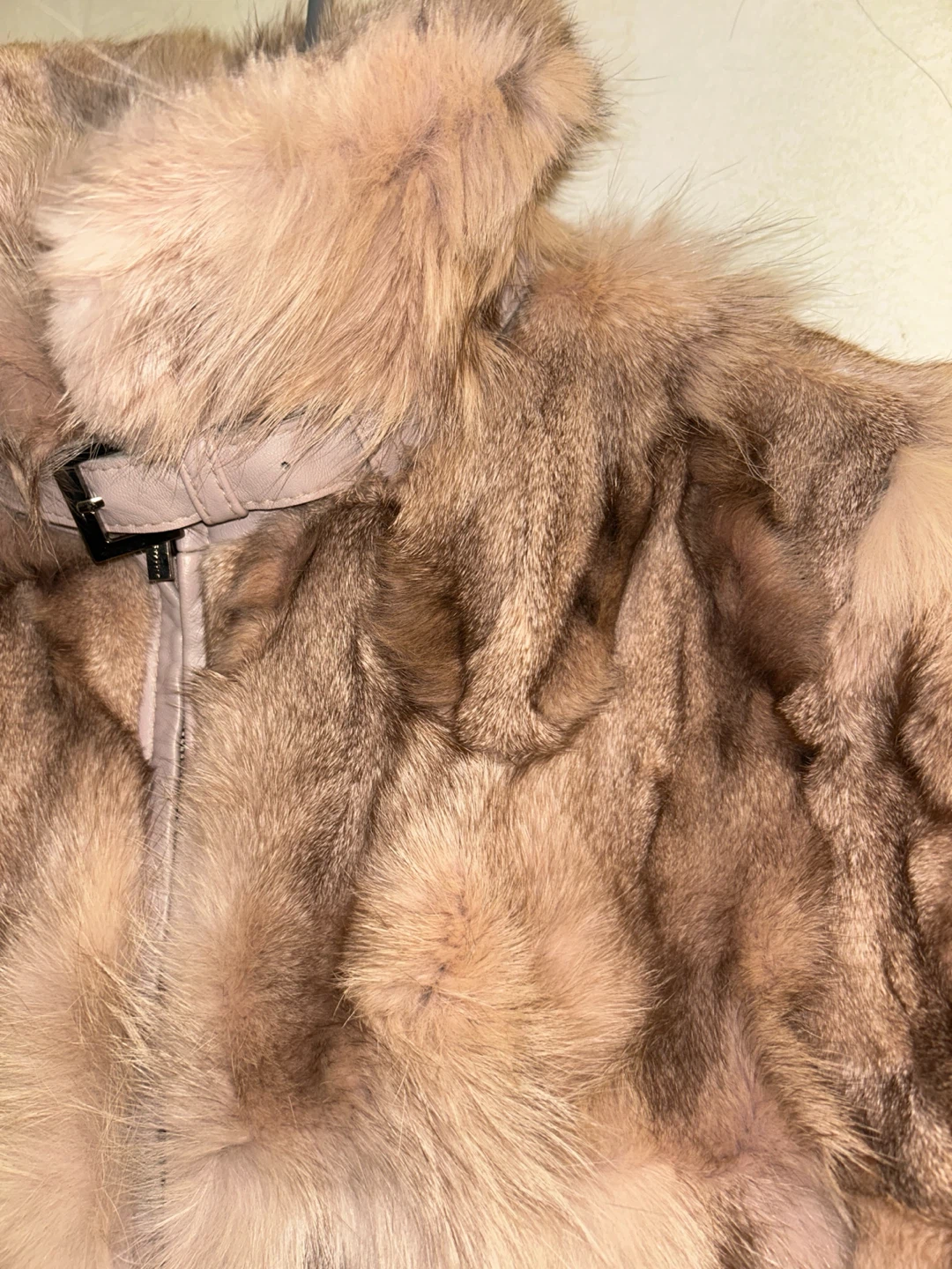 Real Lambskin & Fox Fur High-Neck Jacket - Korean brand - photo 2