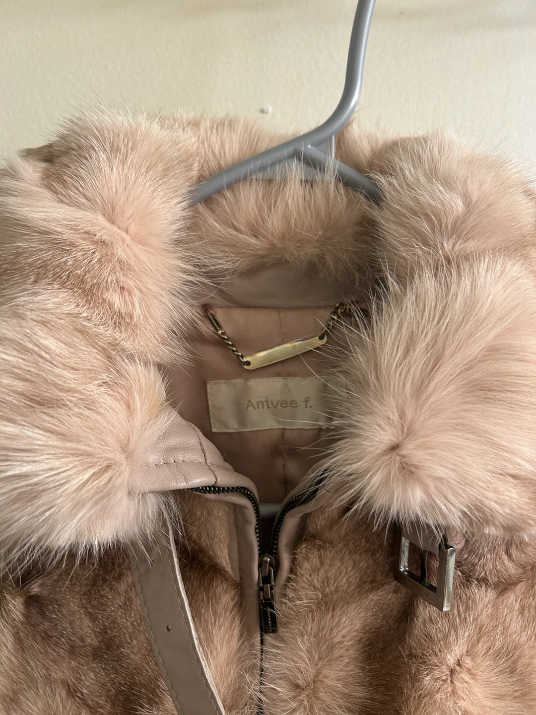 Real Lambskin & Fox Fur High-Neck Jacket - Korean brand - photo 3