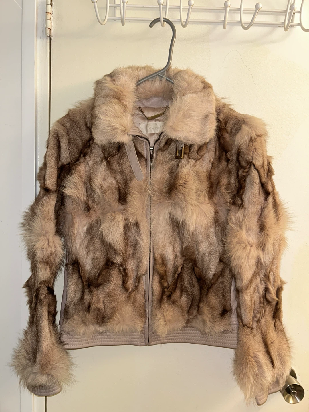Real Lambskin & Fox Fur High-Neck Jacket - Korean brand - photo 4