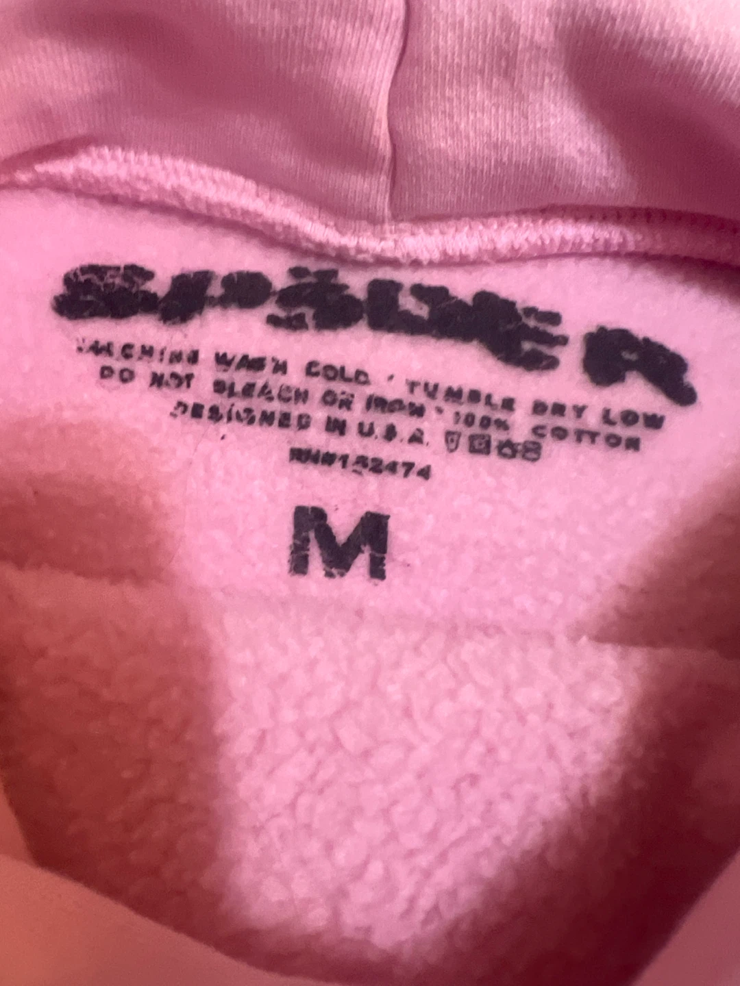 Sp5der Pink Hoodie - photo 4