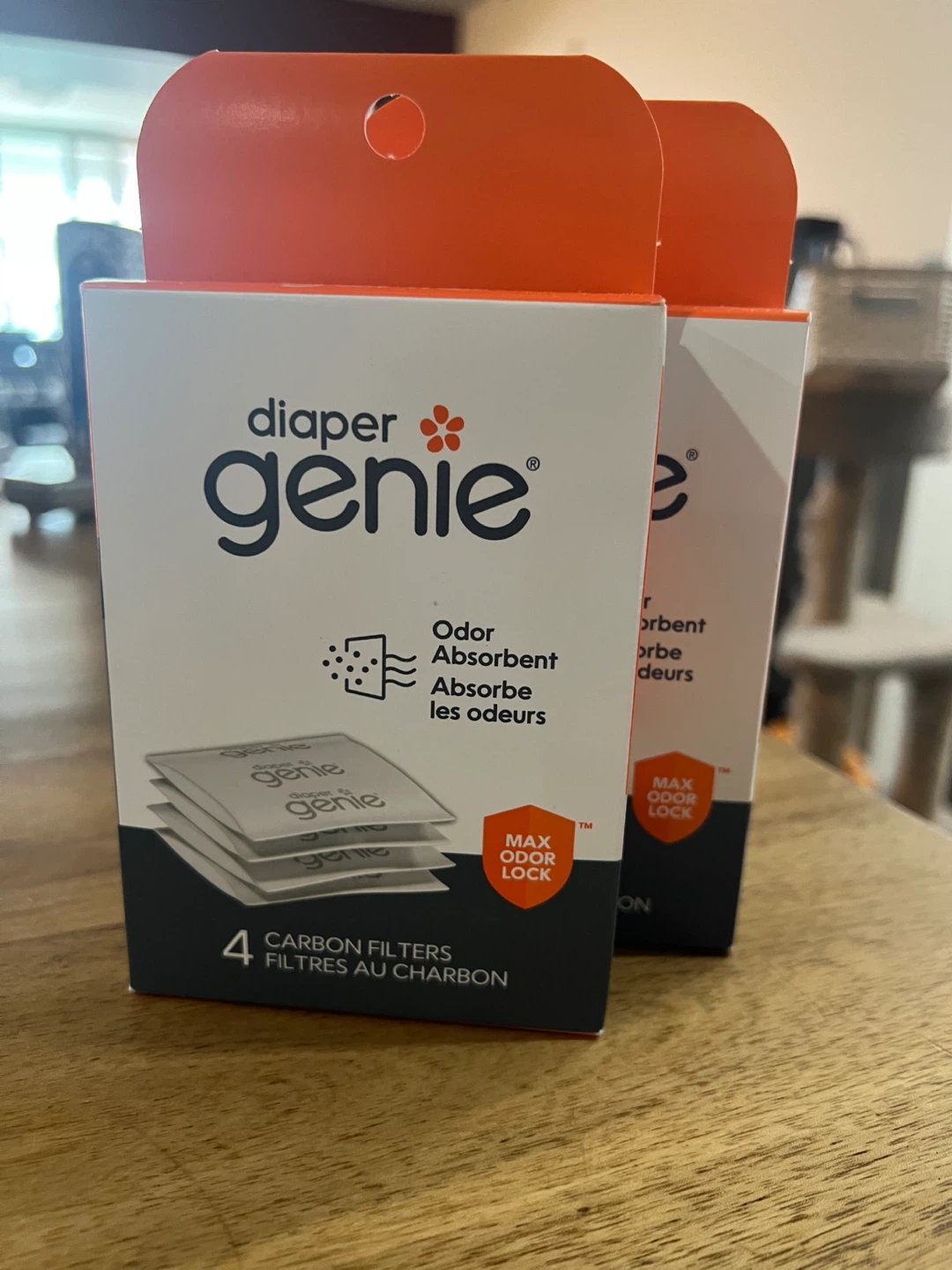 Diaper Genie Carbon Filters - 2 Packs of 4