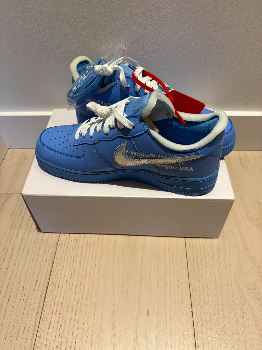 Nike Air Force 1 Low Off-White University Blue - photo 2