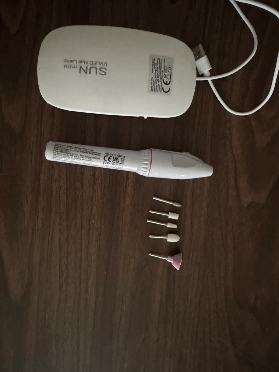 SUNmini UV LED Nail Lamp and Electric Nail Drill Set
