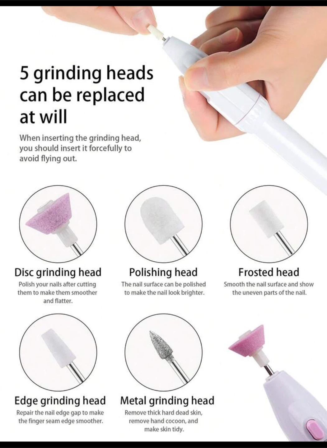 SUNmini UV LED Nail Lamp and Electric Nail Drill Set - photo 5