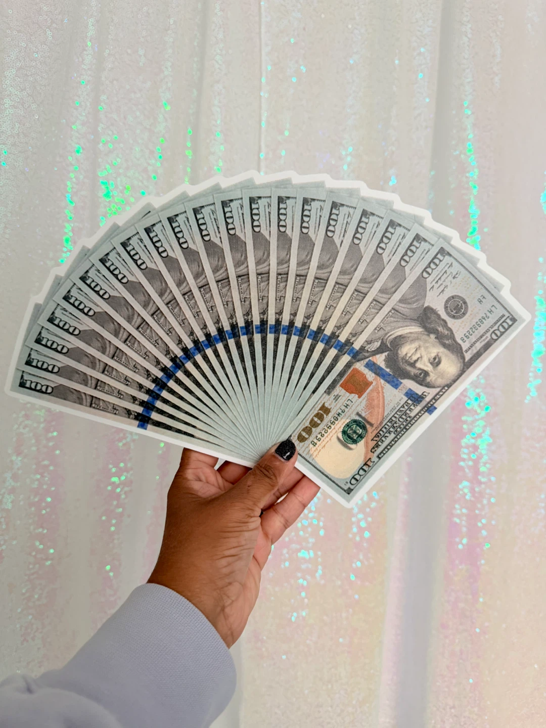 Novelty 100 Dollar Bill Fan Prop