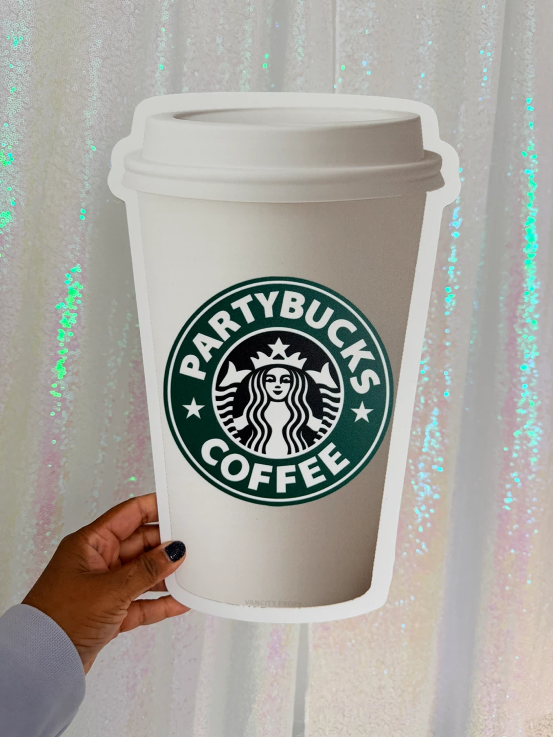 Starbucks sign novelty coffee cup double sided - photo 2