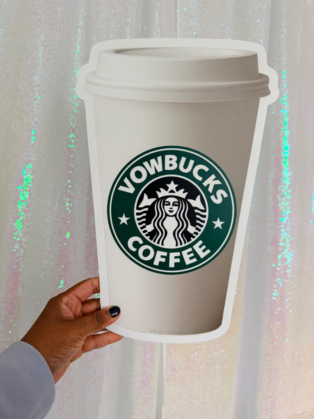 Starbucks sign novelty coffee cup double sided - photo 3