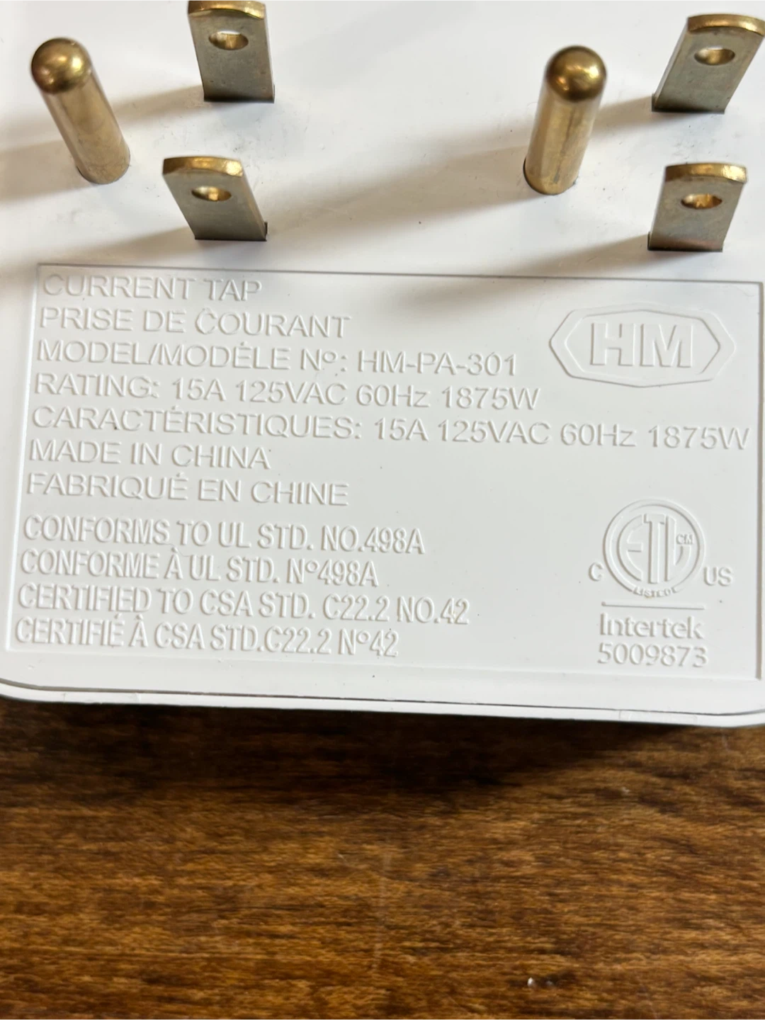 Plug in splitter for Outlets - photo 3