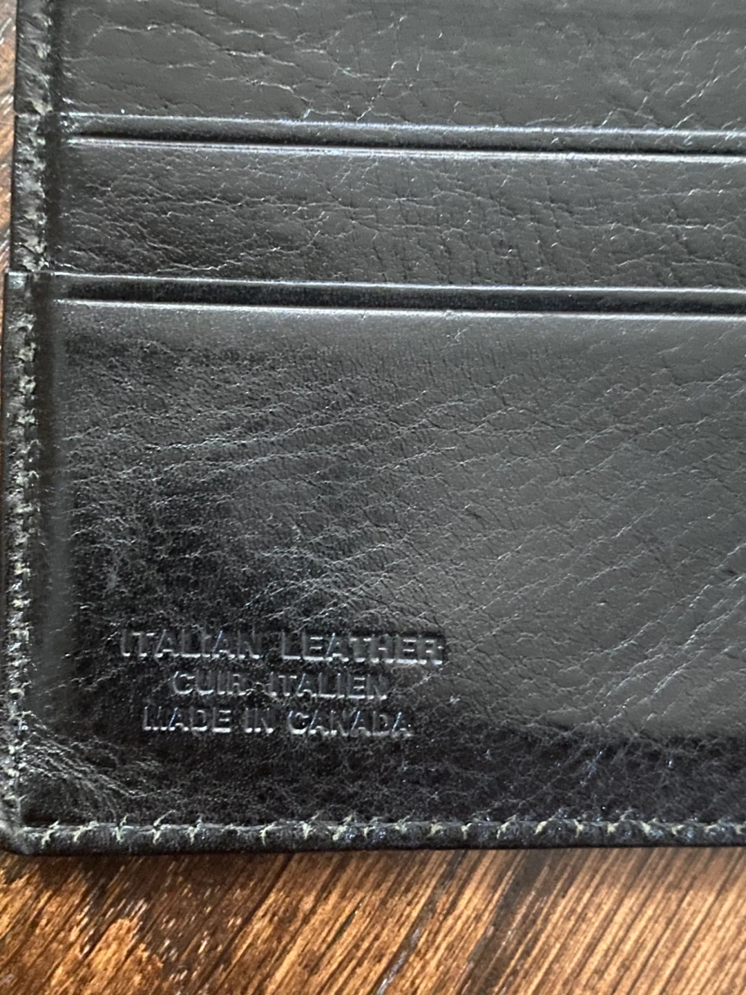 Birks Black Italian Leather Wallet - photo 5