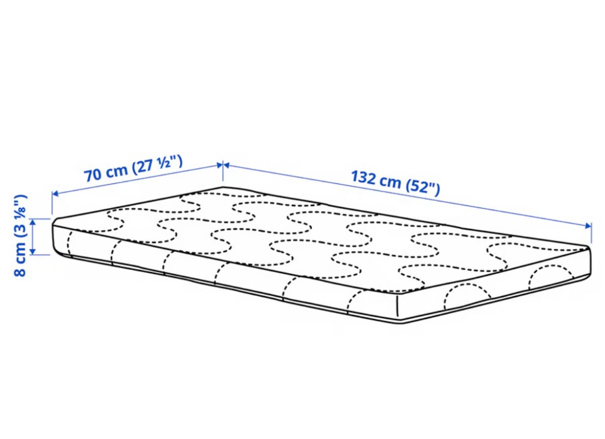 IKEA baby crib foam mattress - photo 3
