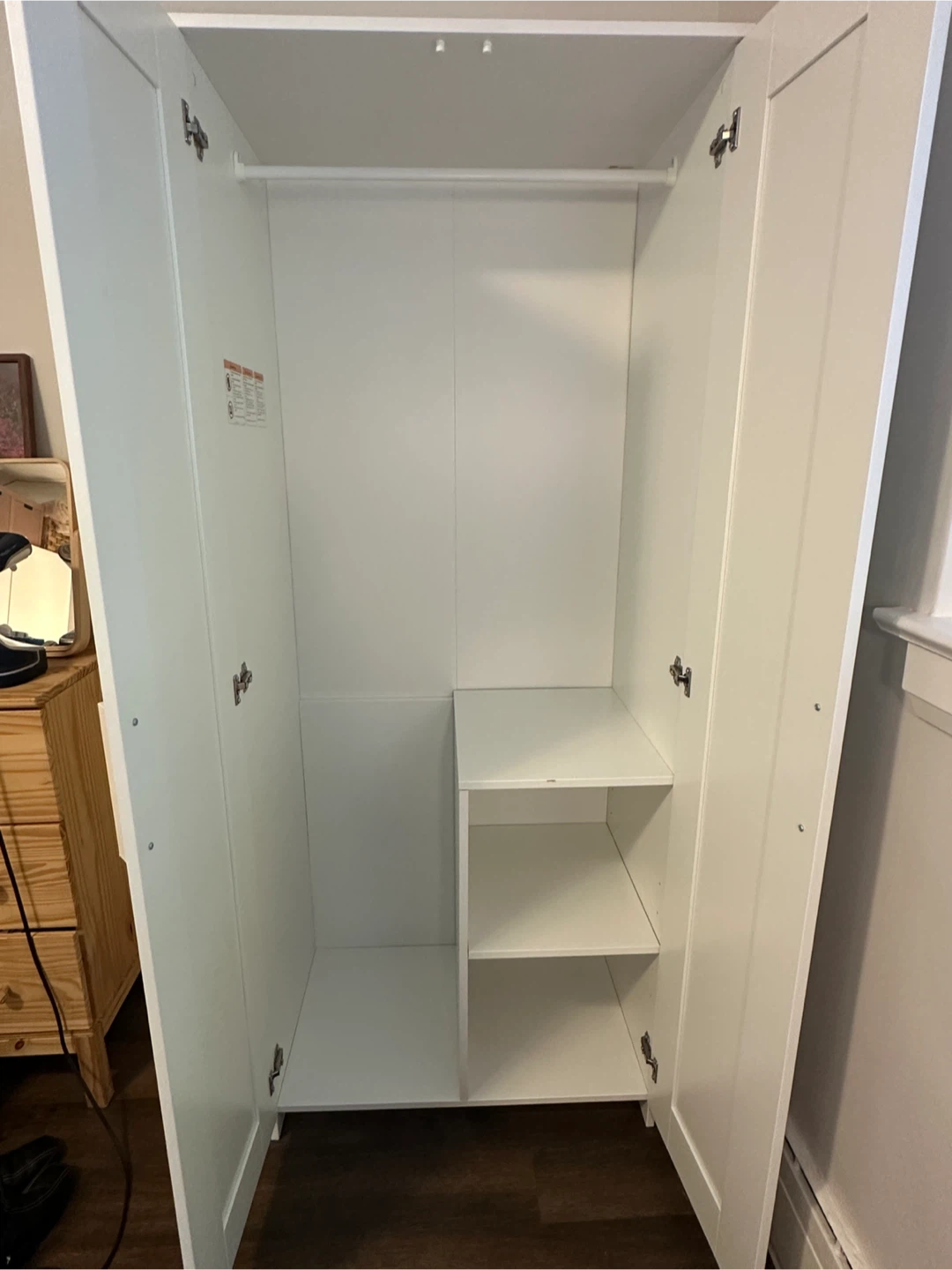 IKEA Brimnes 2 door wardrobe - photo 5