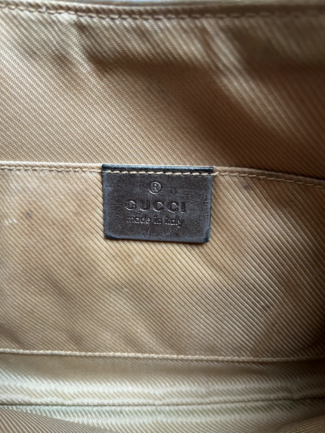 Gucci GG Canvas Gold Shoulder Bag - photo 2