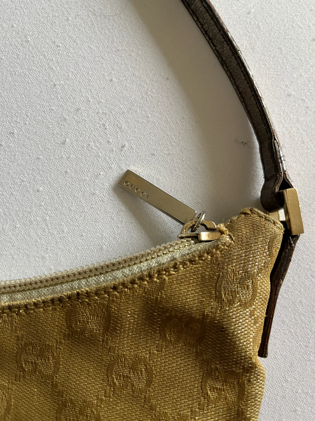 Gucci GG Canvas Gold Shoulder Bag - photo 3