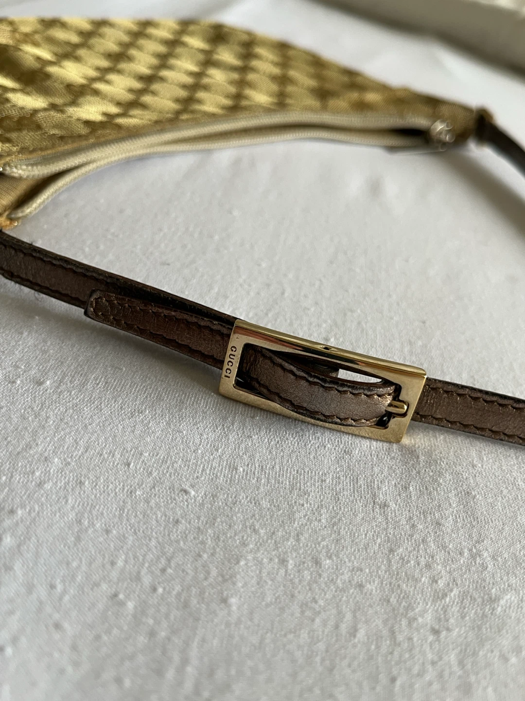 Gucci GG Canvas Gold Shoulder Bag - photo 4