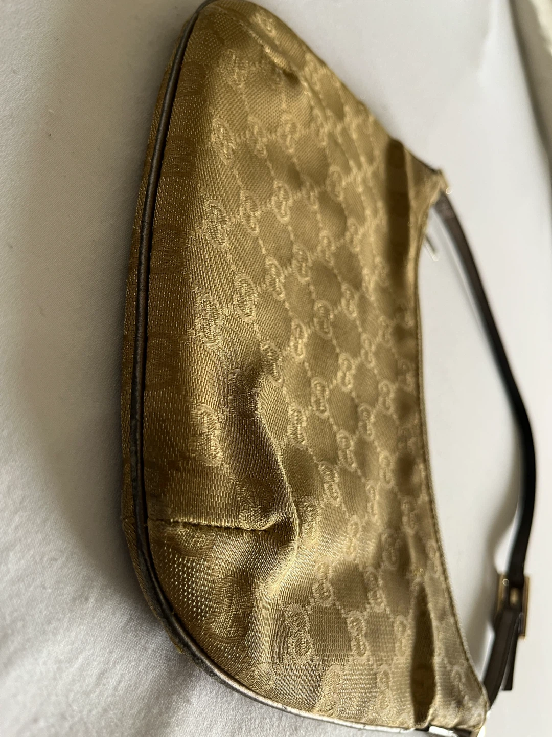 Gucci GG Canvas Gold Shoulder Bag - photo 5