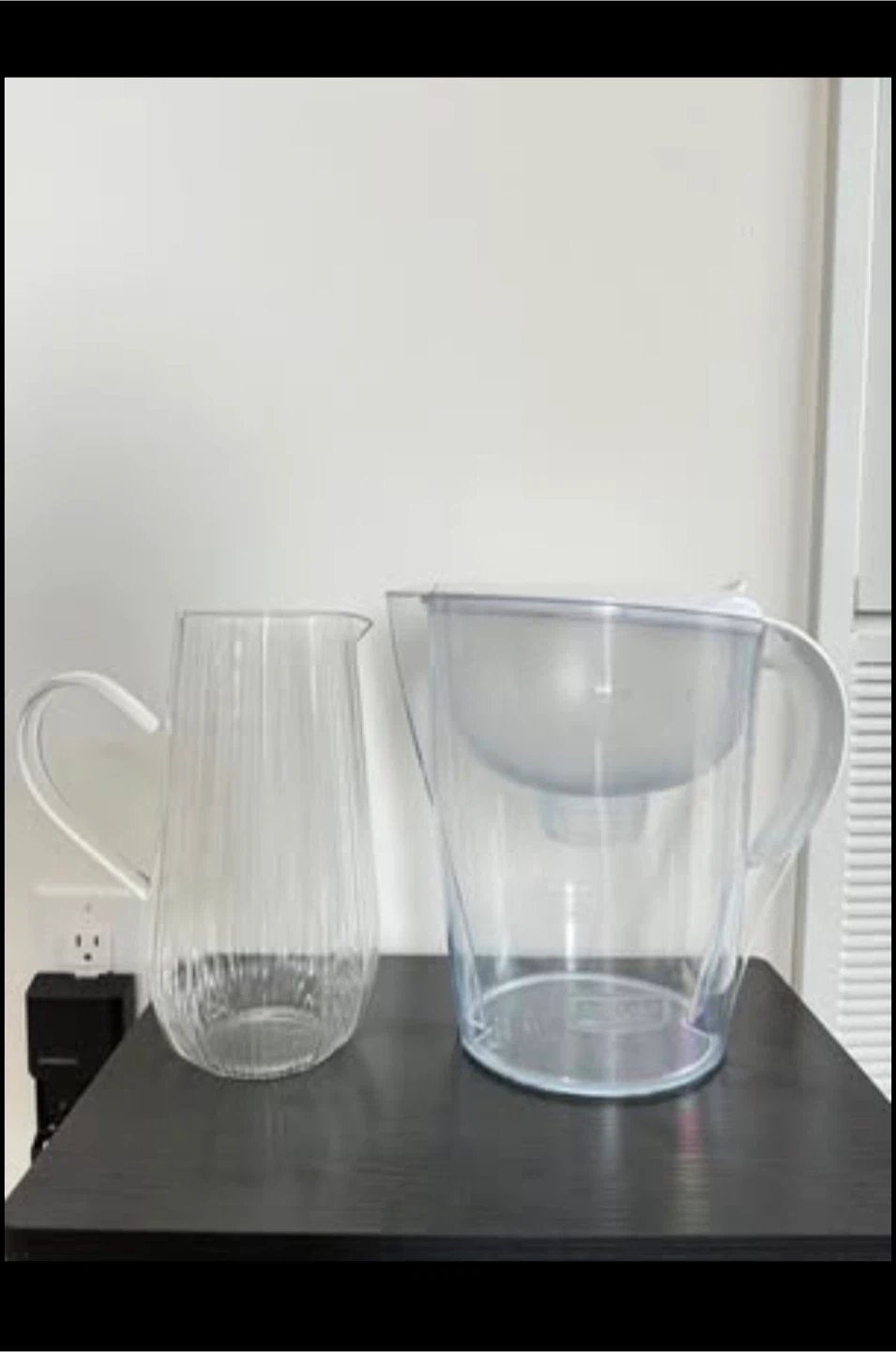 2-Piece Pitcher Set: Kirkland Filter & 2L Glass Pitcher