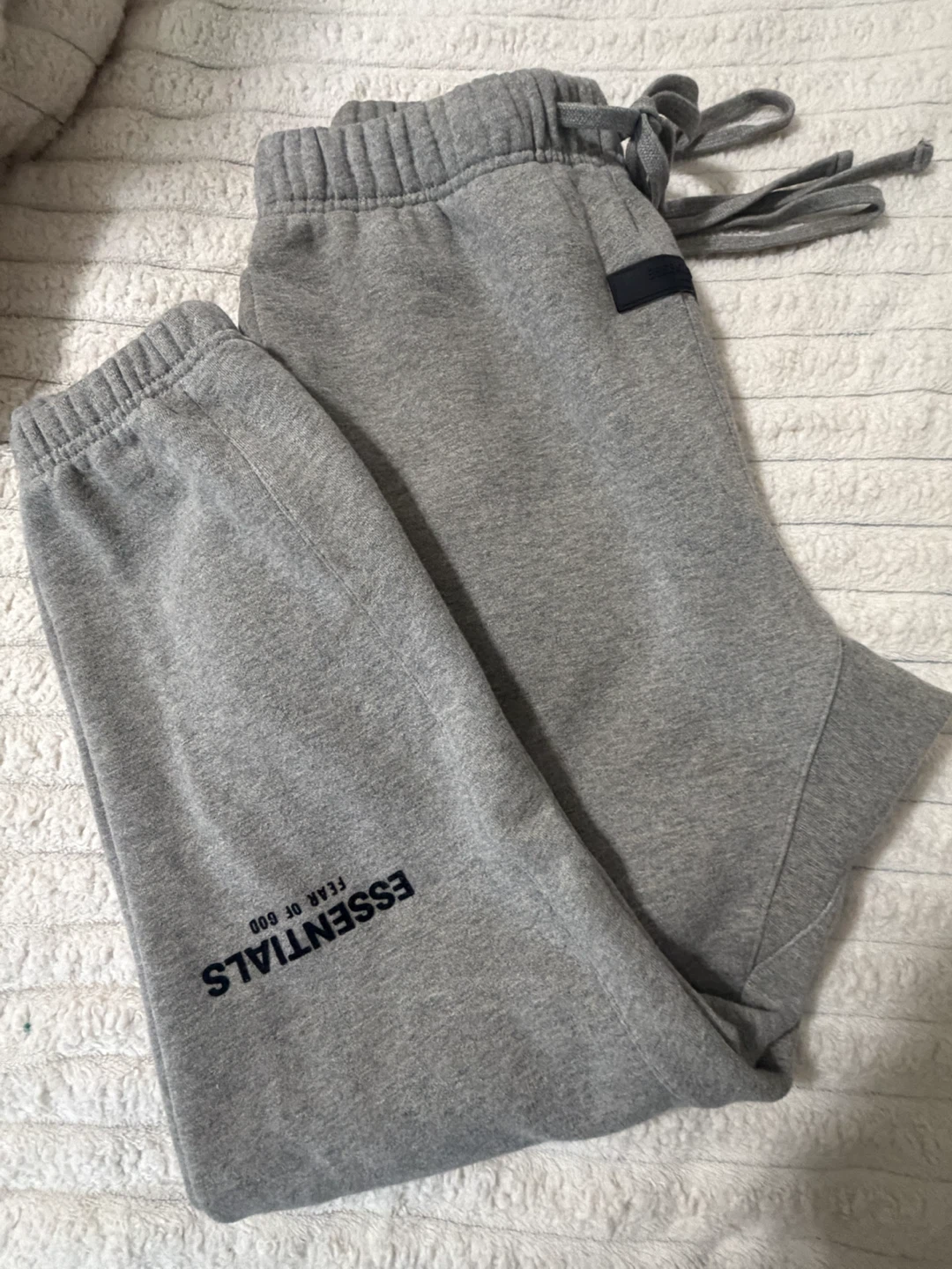 Essentials Fear of God Gray Sweatpants Size M