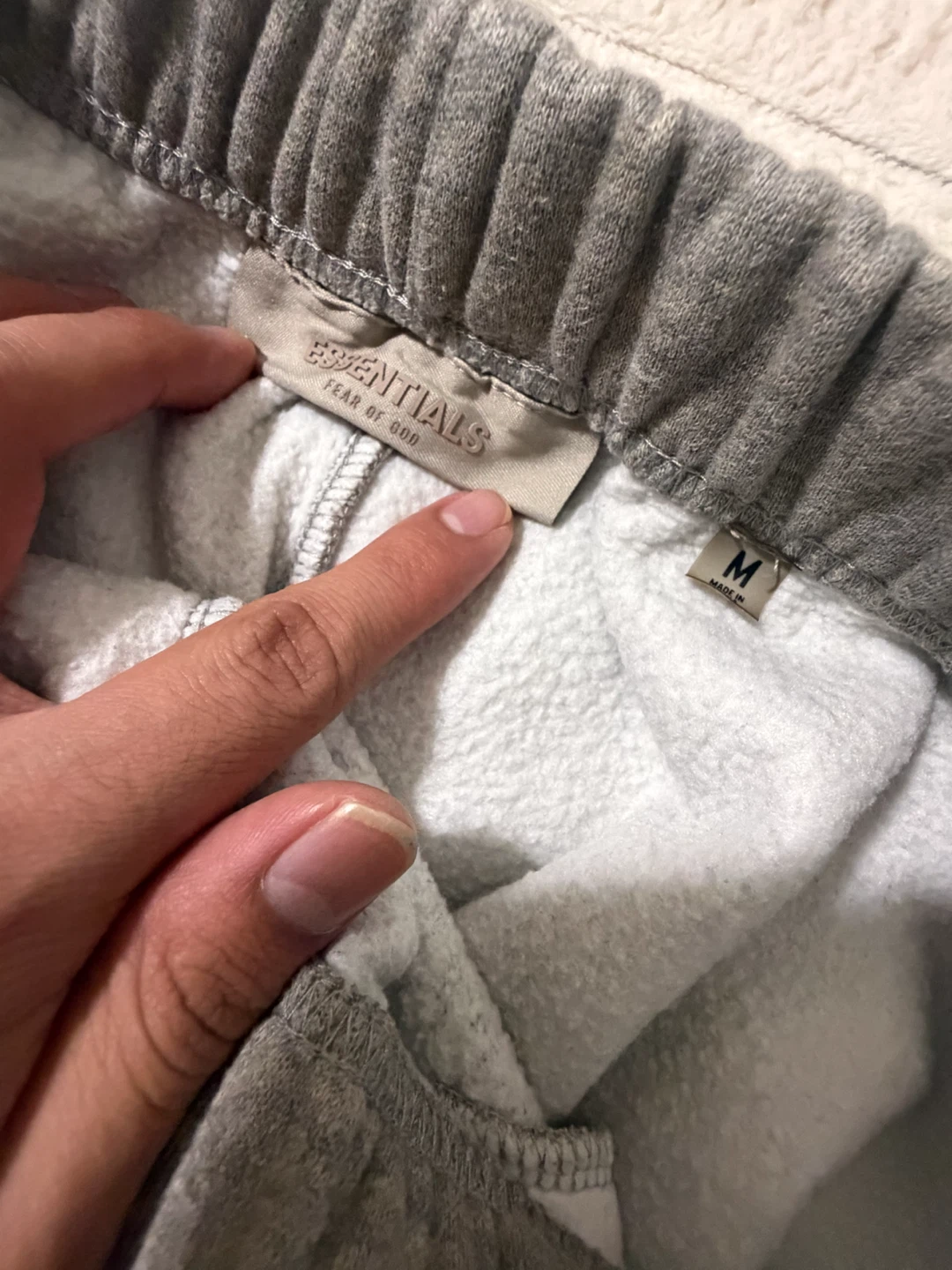 Essentials Fear of God Gray Sweatpants Size M - photo 2
